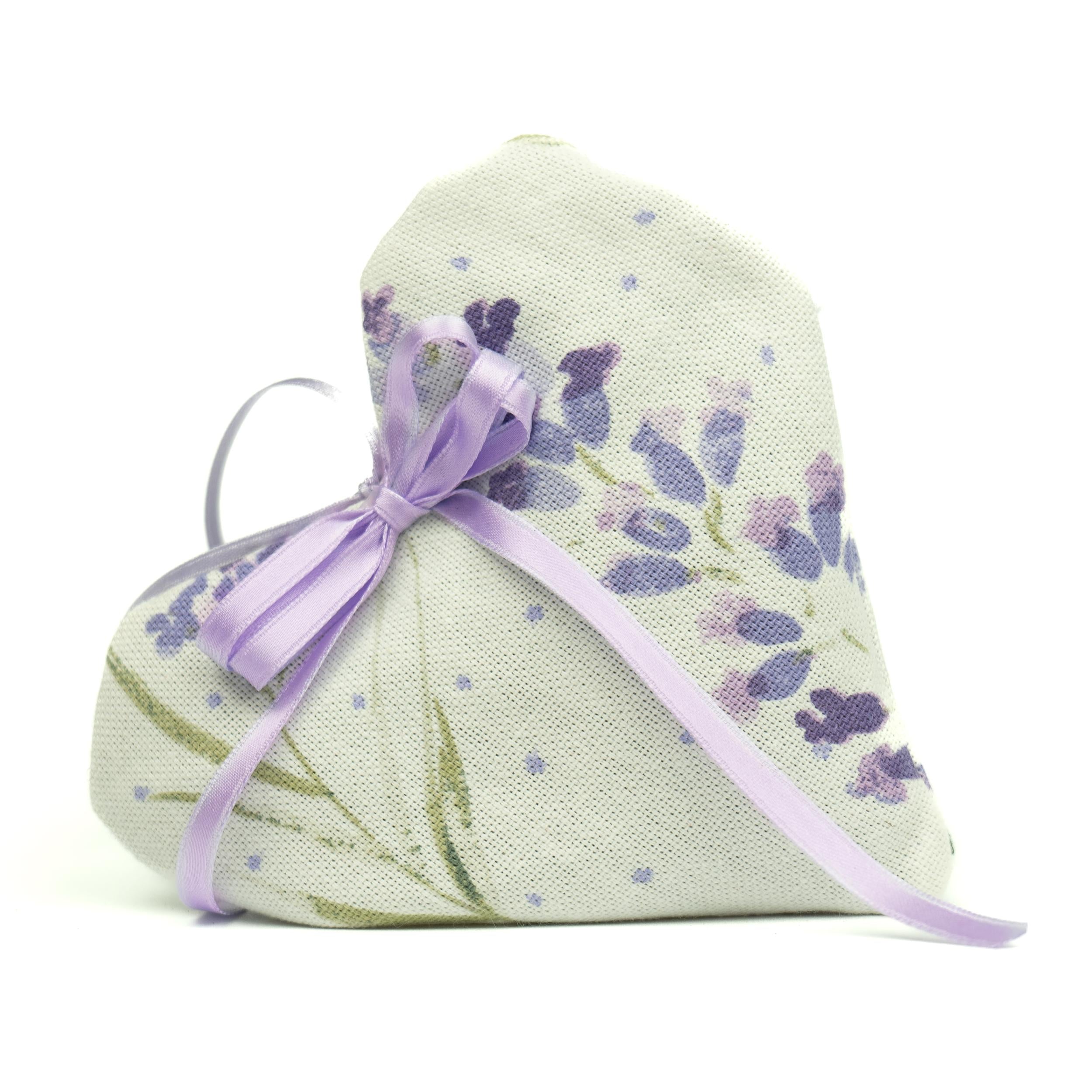 Cuore lavanda artigianale realizzato a mano