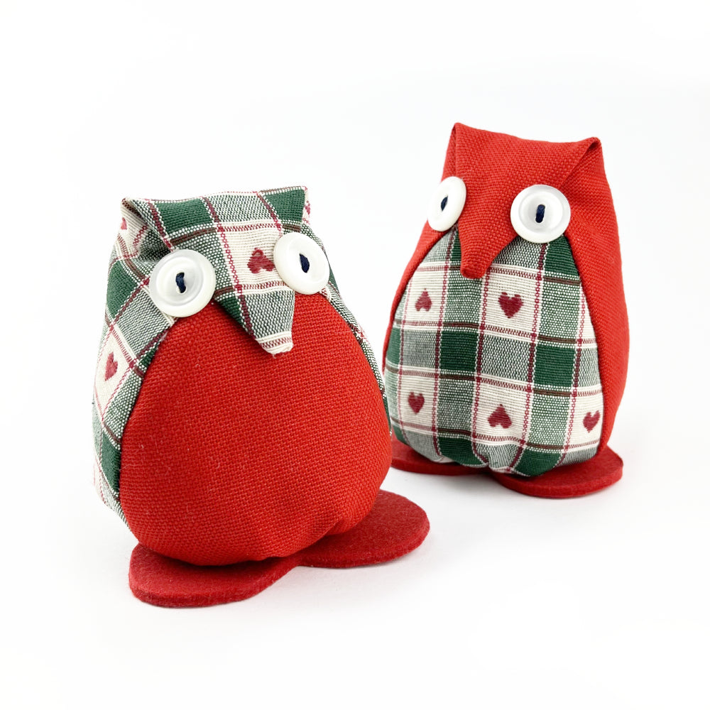 Gufetto di stoffa con Lavanda artigianale fatto a mano