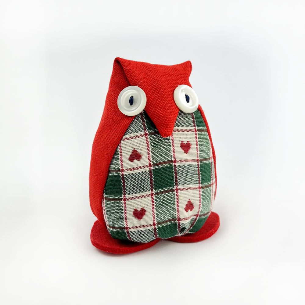 Gufetto di stoffa con Lavanda artigianale fatto a mano