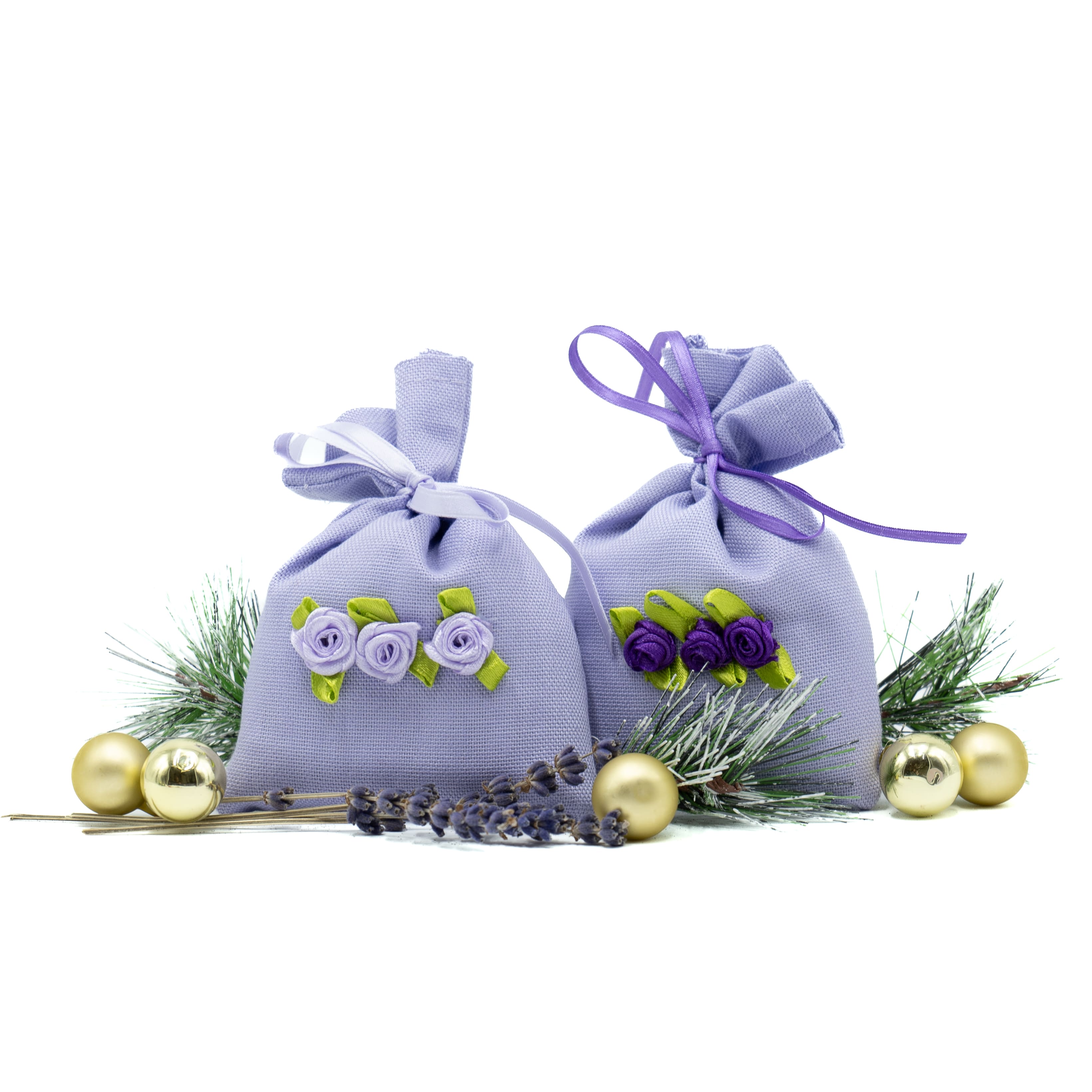 Sacchettino di Lavanda "Roselline Viola"