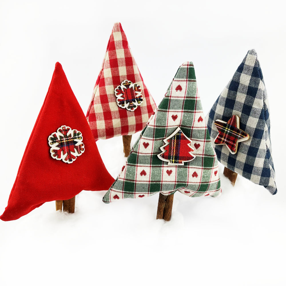 Pino di stoffa con lavanda fatto a mano