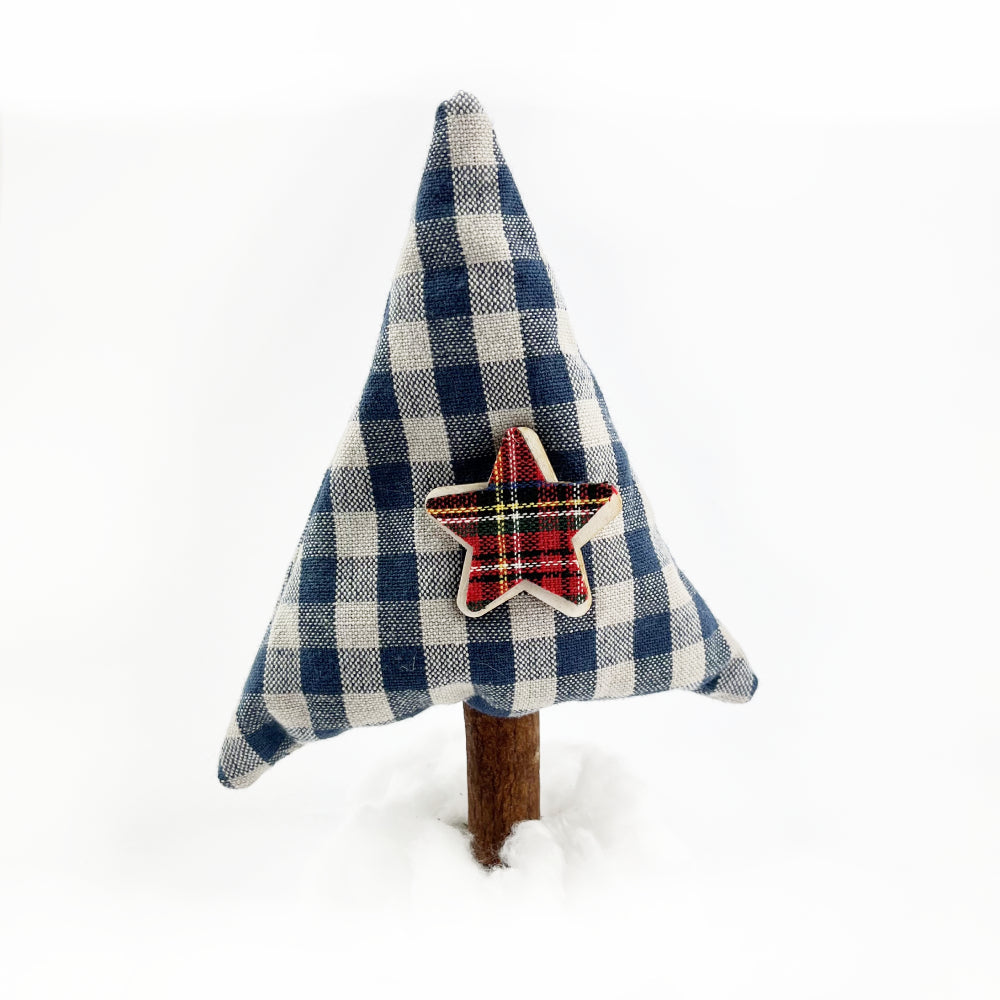 Pino di stoffa con lavanda fatto a mano