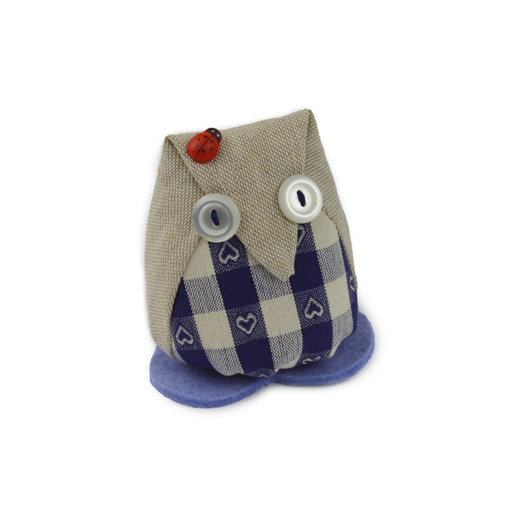 Gufetto di stoffa con Lavanda artigianale fatto a mano