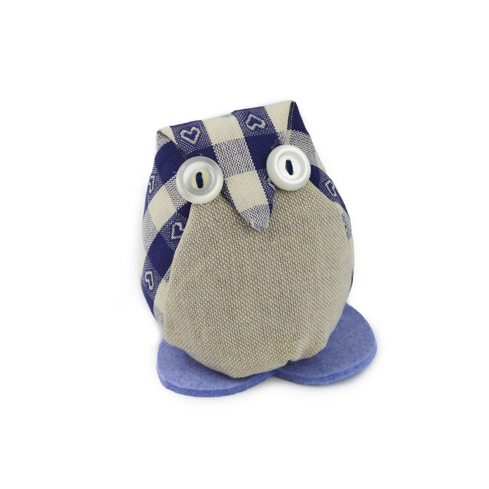 Gufetto di stoffa con Lavanda artigianale fatto a mano