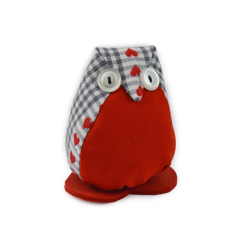 Gufetto di stoffa con Lavanda artigianale fatto a mano