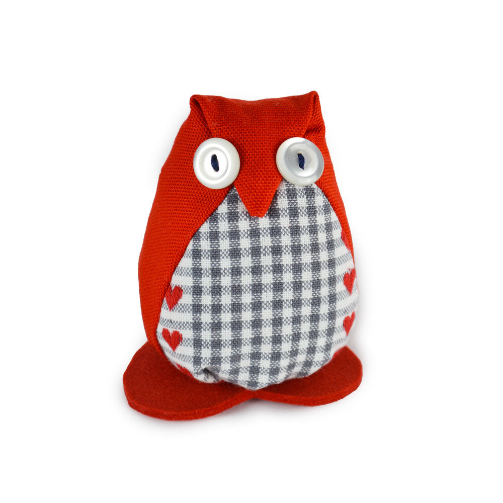 Gufetto di stoffa con Lavanda artigianale fatto a mano