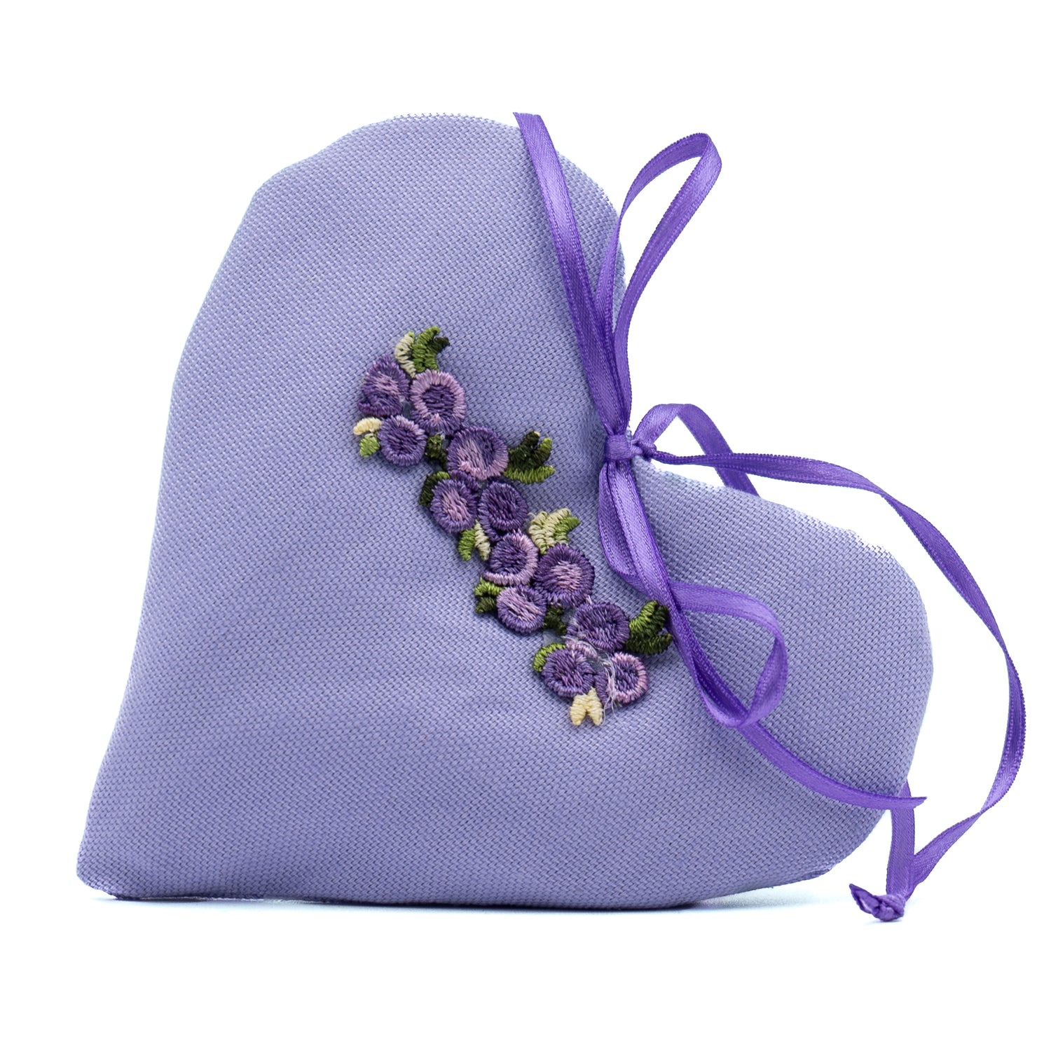 Cuore "Floreale Lilla"