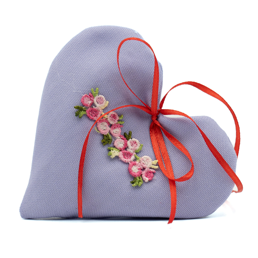 Cuore di Lavanda &quot;Floreale Rosso&quot;